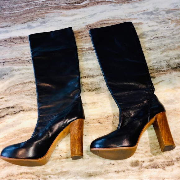 chloe platform boots